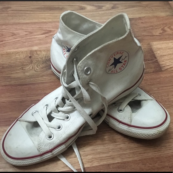 White high top converse! - Picture 1 of 1